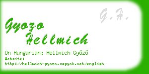 gyozo hellmich business card