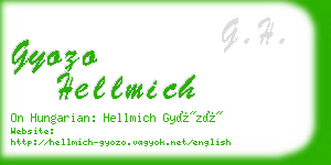 gyozo hellmich business card